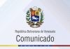 comunicado - Venezuela condena decisión de EEUU