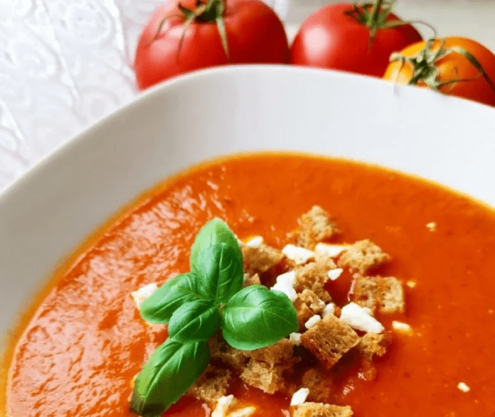 Sopa fría de tomate