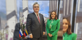 La ministra de Comercio Exterior