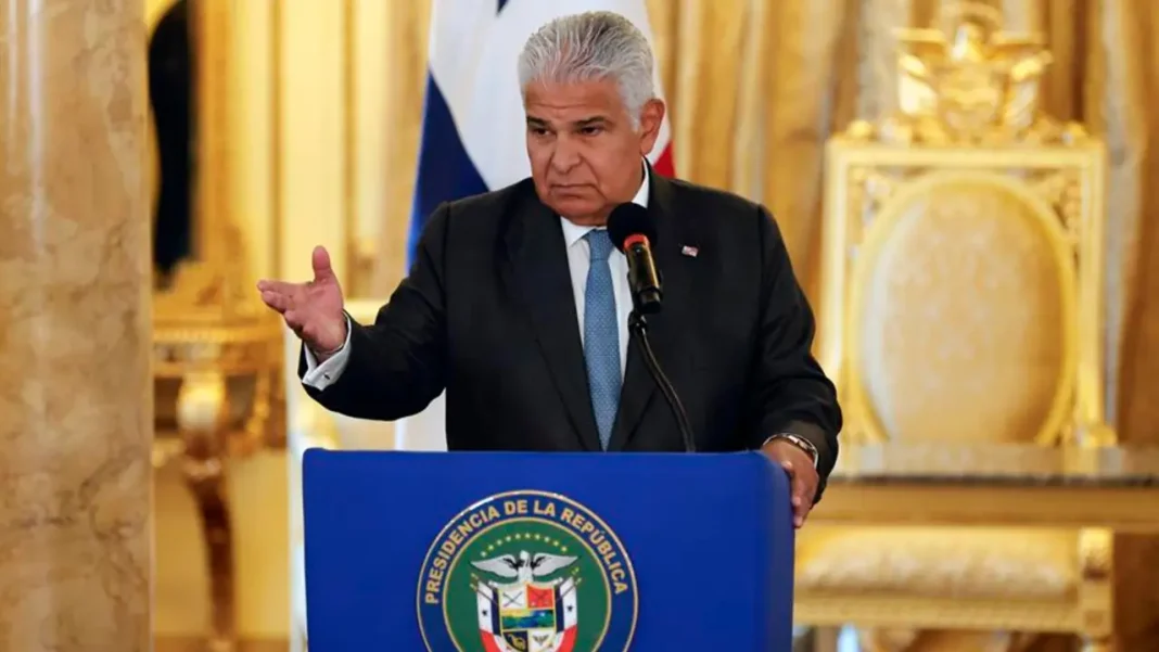 El presidente panameño