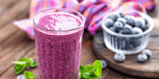 licuado de uvas con leche