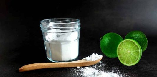 Sal limón y bicarbonato de sodio