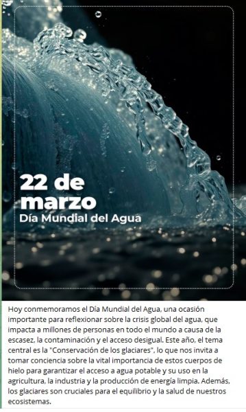 Día Mundial del Agua