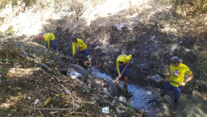 Limpieza preventiva en Los Guayos