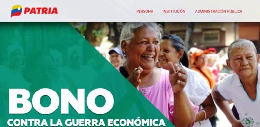 Patria inicia entrega del Bono Contra la Guerra Económica de pensionados Bono de Guerra para pensionados marzo 2026