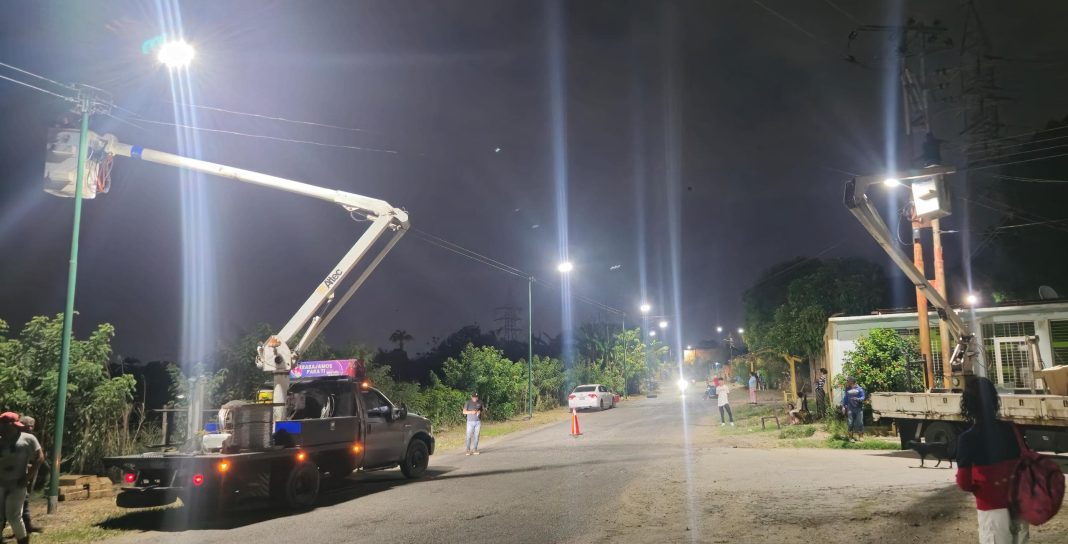 Líneas para el alumbrado
