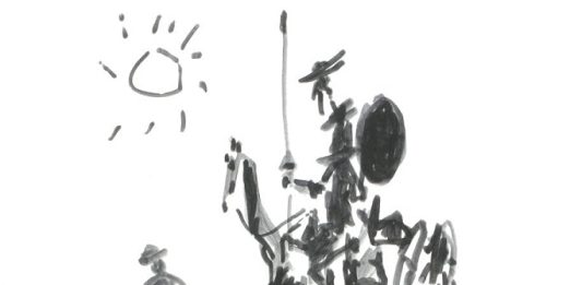 Don Quijote-Picasso-ía del libro