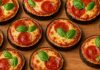 Mini pizzas de berenjena