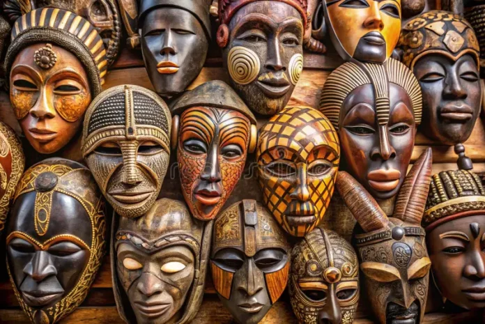 handcrafted-african-tribal-masks-máscaras africanas handcrafted-african-tribal-masks-máscaras africanas