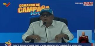 Jorge Rodríguez destacó que aún hay electores ejerciendo su derecho al voto