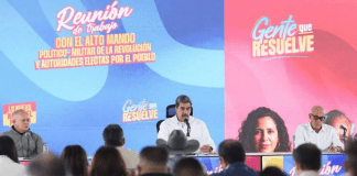 Presidente Maduro - Reunión - alto mando político