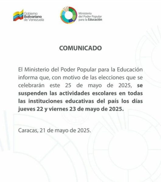 comunicado suspenden clases