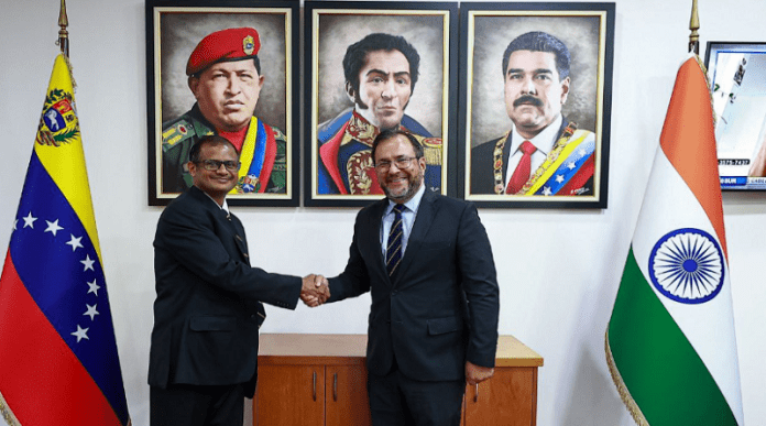 Venezuela y la India fortalecen cooperación bilateral en encuentro diplomático