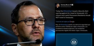 Venezuela emite alerta de viaje a Estados Unidos