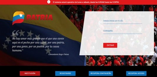 Bono de 100 dólares por el Sistema Patria