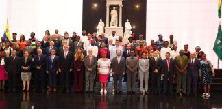 Venezuela y Sudáfrica rindieron homenaje al Libertador Simón Bolívar en el Panteón Nacional