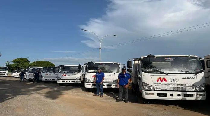 Carabobo recibe vehículos pesados para fortalecer la gestión hídrica Carabobo recibe vehículos pesados para fortalecer la gestión hídrica