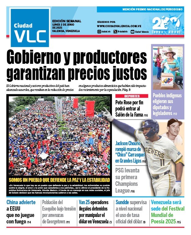 El mejor resumen semanal de noticias viene en esta edición de Ciudad Valencia