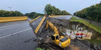 Tramo colapsado de autopista Los Llanos en Portuguesa estará operativo en dos meses