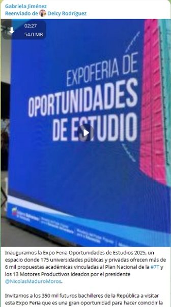 expoferia de oportunidades de estudio 2025