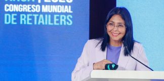 Delcy Rodríguez - Congreso Mundial de Retailers 2025
