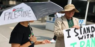 EE. UU: Manifestantes exigen a Trump no participar en guerra contra Irán