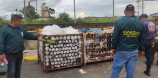 Autoridades ambientales confiscan más de 9 mil kilos de sustancias tóxicas