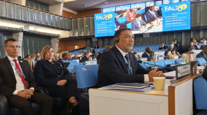 Venezuela ratifica su apoyo a la FAO ante crisis alimentarias y cambios climáticos Venezuela ratifica su apoyo a la FAO ante crisis alimentarias y cambios climáticos