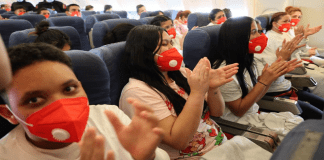 Nuevo vuelo del Plan Vuelta a la Patria arriba con 186 connacionales