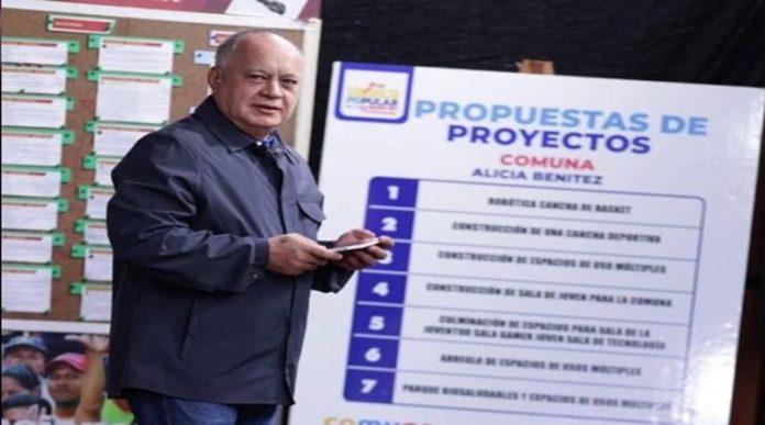 Cabello llama a votar de manera masiva en elecciones municipales y consulta de la Juventud