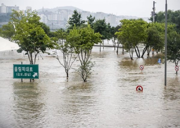 Inundaciones en Corea del Sur