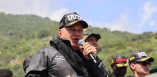 Diosdado Cabello - abatido alisa cachete