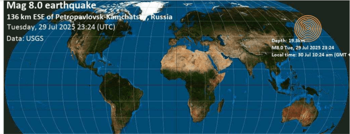 gran terremoto Rusia gran terremoto Rusia