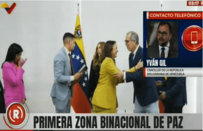 Canciller Gil: Zona Económica de Paz es un paso hacia el progreso y desarrollo colombo-venezolano