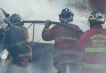 Trágico accidente - Incendio en Caracas