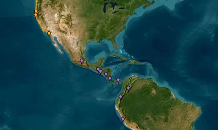 Latinoamérica alerta ante posible tsunami