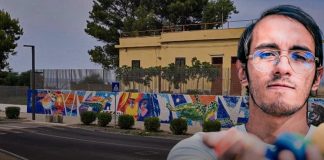 Venezolano Oscar Olivares realizó el mural de tapas más grande de Europa