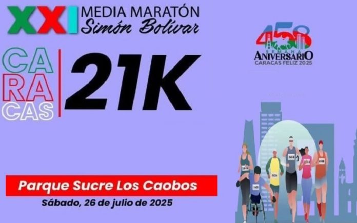 caacas Media maratón Simón Bolívar