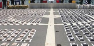 incautación de 356 toneladas de drogas