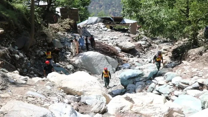 Lluvias monzónicas en Pakistán