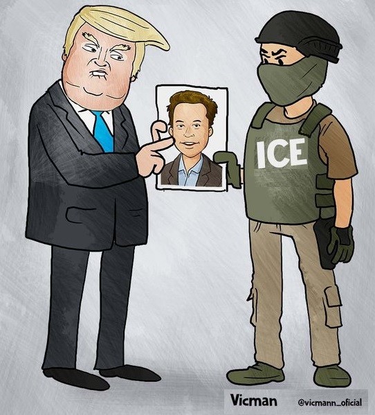 trump El magnate Elon Musk