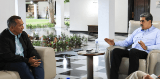 Jefe de Estado sostuvo reunión con el gobernador de Cojedes, Alberto Galíndez