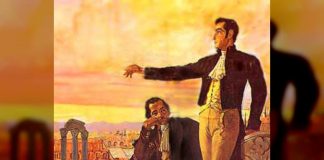 Simón Bolívar en Monte Sacro