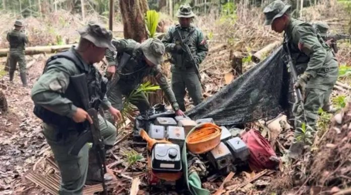 FANB desmantela campamento de minería ilegal en Amazonas
