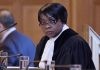 Julia Sebutinde vicepresidenta de la CIJ