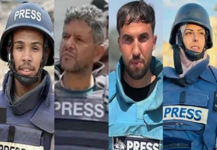 Cuatro periodistas asesinados por Israel