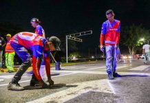Naguanagua: Inician trabajos de demarcación vial de calles y avenidas demarcación vial