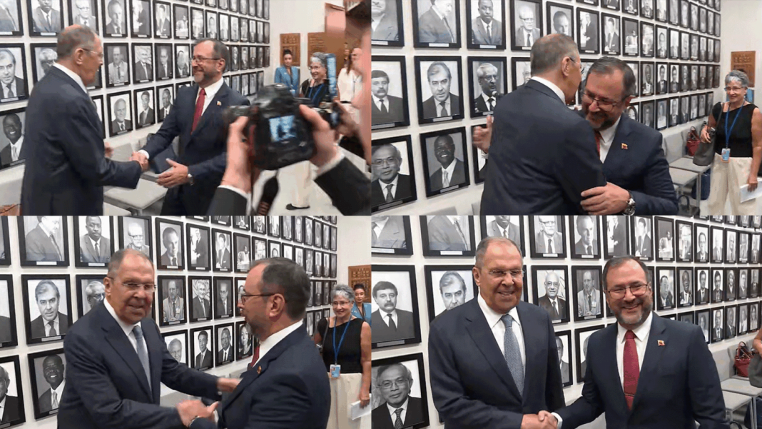 Lavrov y el canciller Yván Gil se reúnen en la ONU