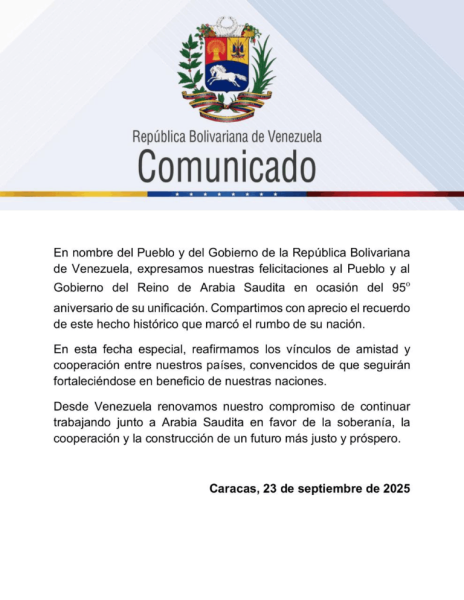Venezuela Comunicado