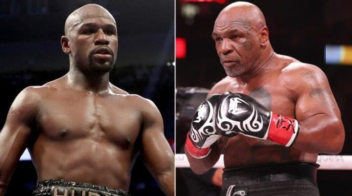 TYSON VS FLOID Mike Tyson y Floyd Mayweather